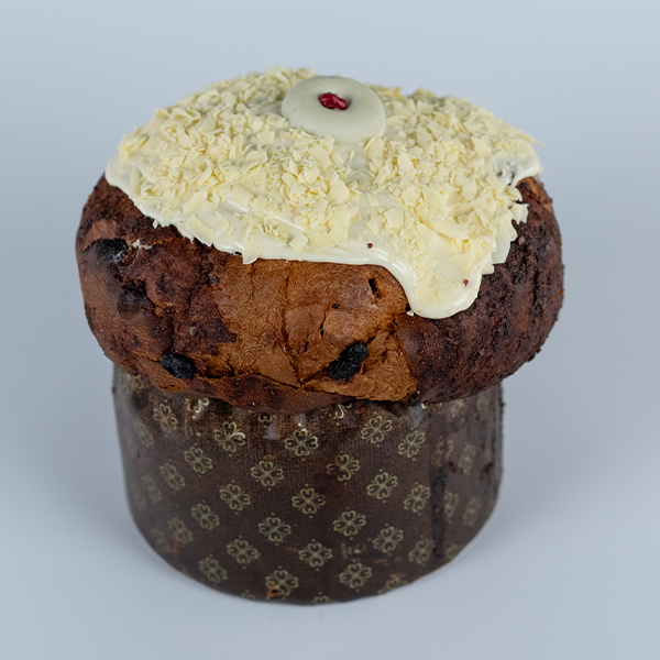 Panettone de chocolate blanco