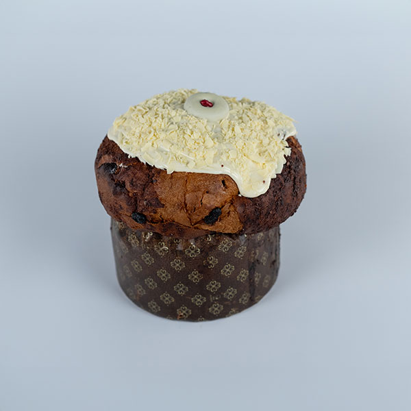 Mini panettone de chocolate blanco