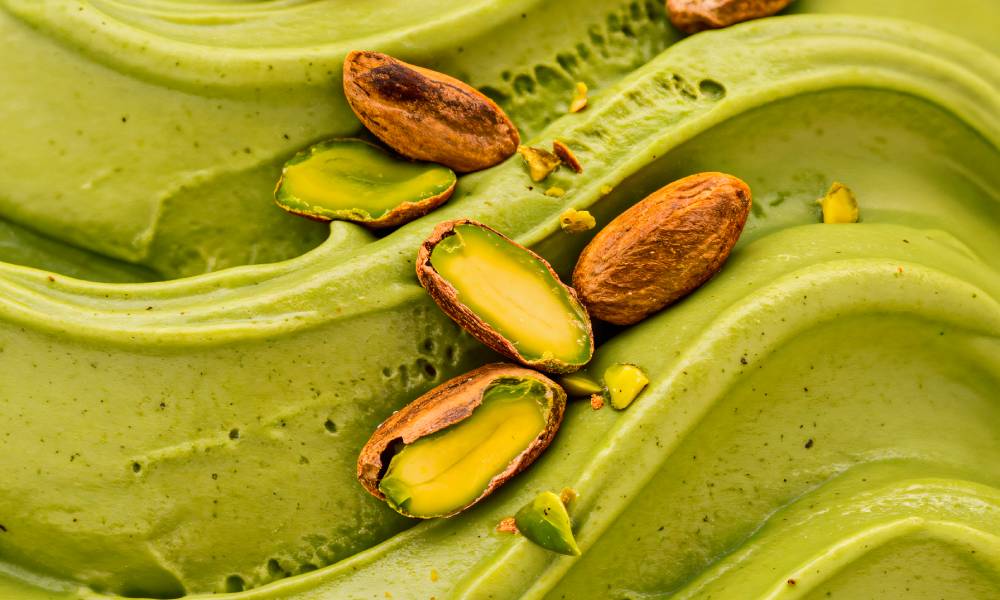 Postres con pistacho en IOAN